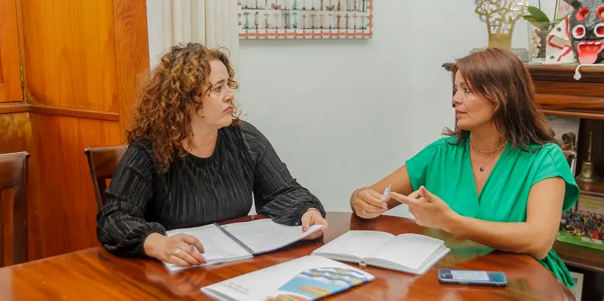 Miryam Jorge y Olivia Duque.