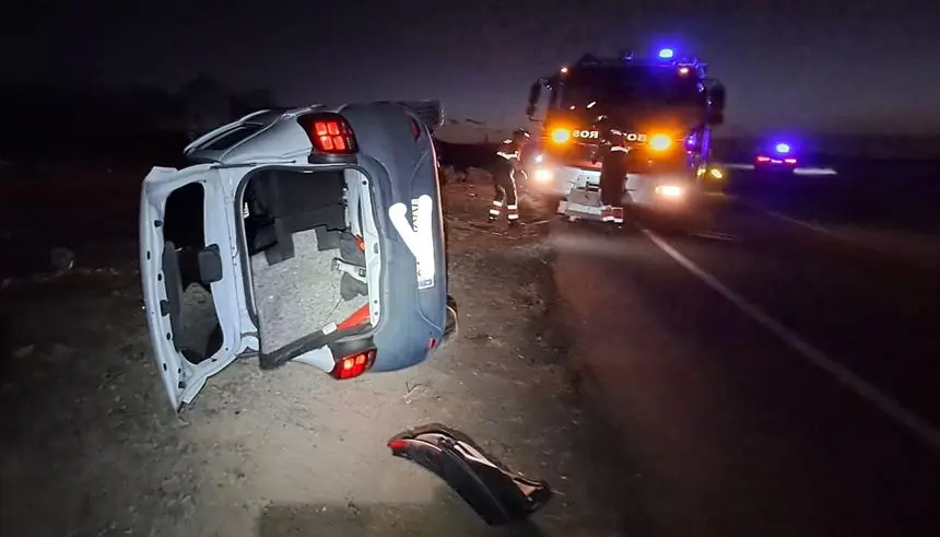 Accidente en la carretera a Matagorda.