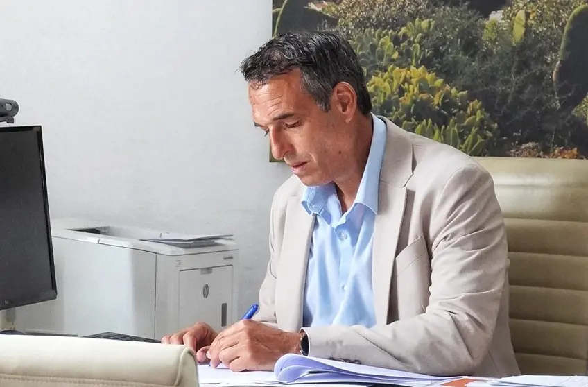 Alfredo Villlalba, alcalde de Haría.