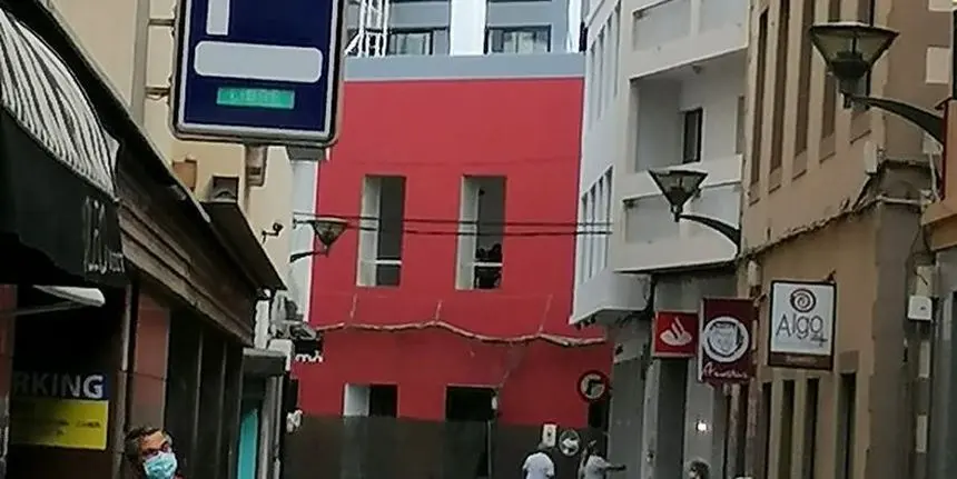 Imagen de una de las calles del centro de Arrecife.