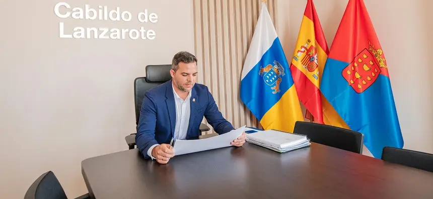 El vicepresidente del Cabildo de Lanzarote, Jacobo Medina.