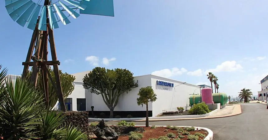 Imagen de las instalaciones de las desaladoras que hay en la sede de Canal Gestión