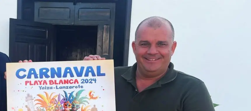 Javier Camacho en la presentación de los carnavales de este año.