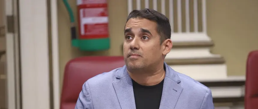 Yoné Caraballo en una intervención parlamentaria