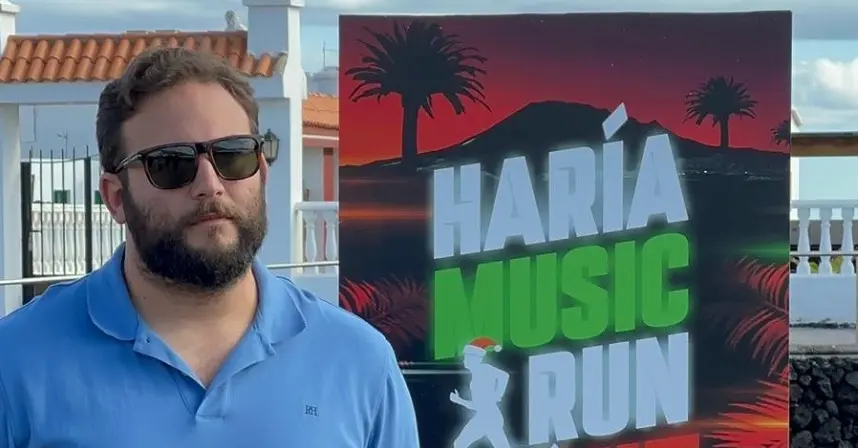 Alberto de León, concejal de Festejos y Deportes de Haría.