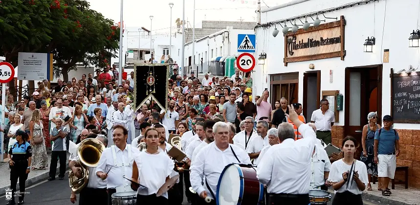 Imagen de archivo de la fiestas patronales de Tías.