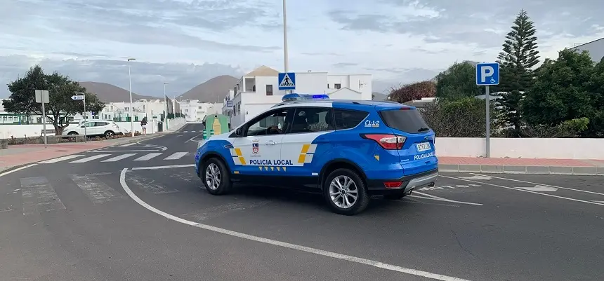 Imagen de un coche de la Policía Local de Tías.