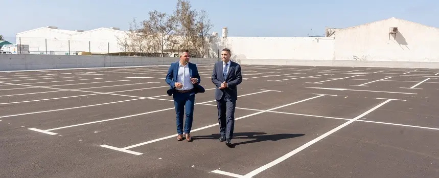 Inauguración del parking anexo al Hospital Doctor José Molina Orosa.