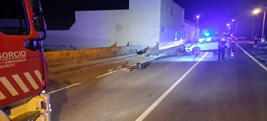 Imagen de la actuación de los bomberos.