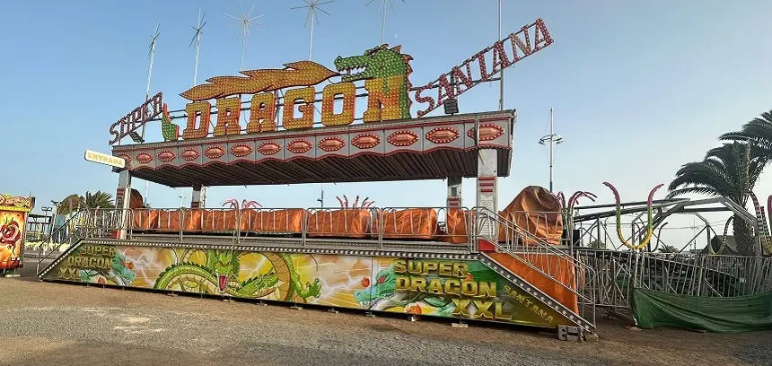 Imagen de una de las atracciones situadas en el solar de Ginory.