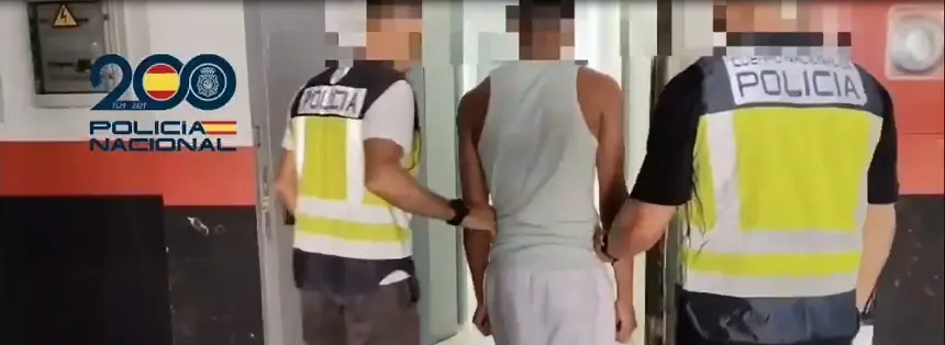 Detención de la Policía Nacional.
