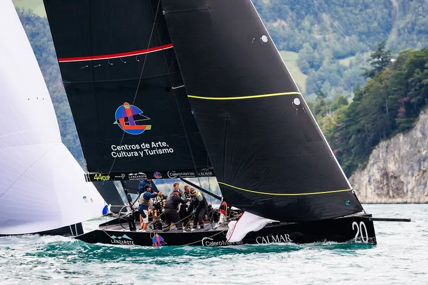 Calero Sailing Team en el Campeonato Mundial de la 44Cup en el Lago Lucerna.
