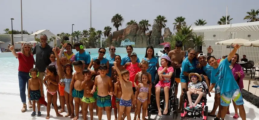 Campamento inclusivo en Agualava.
