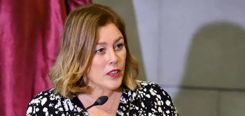 Astrid Pérez, presidenta del Parlamento de Canarias.