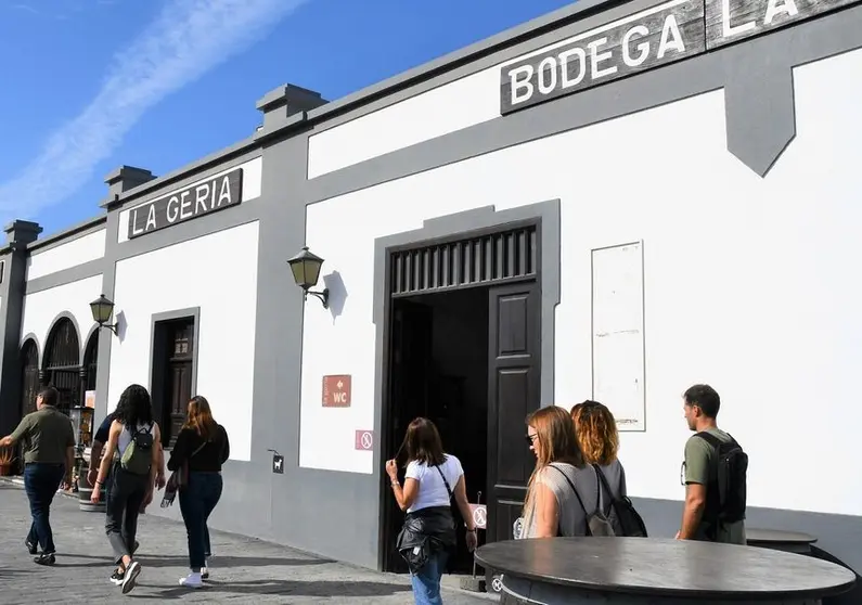 Entrada a la bodega La Geria.