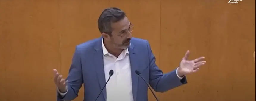 Pedro San Ginés en el Senado.