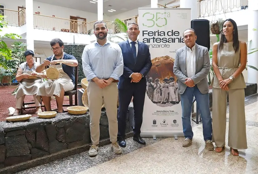 Presentación de la 35 feria de artesanía de Lanzarote.