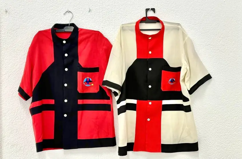 Imagen de los antiguos uniformes.