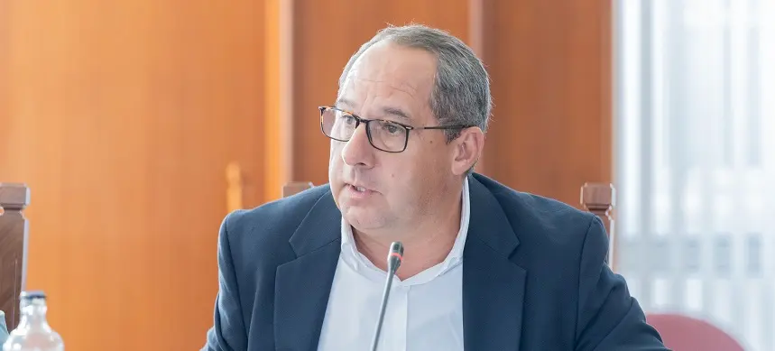 El consejero de Deportes, Juan Monzón
