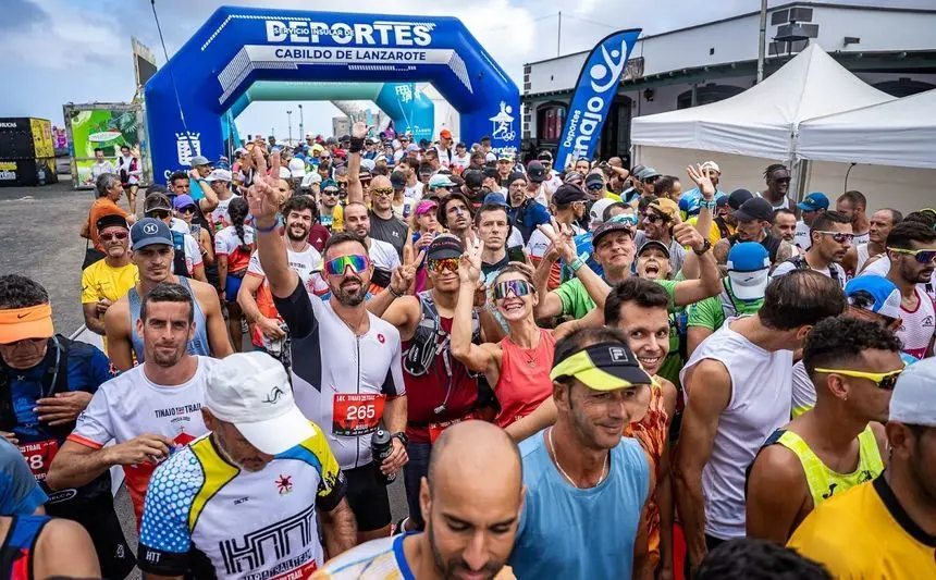 Imagen del impresionante aspecto de la salida de la prueba