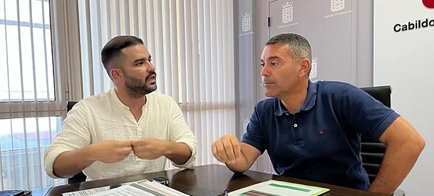 Oswaldo Betancort y Jesús Machín Tavio.