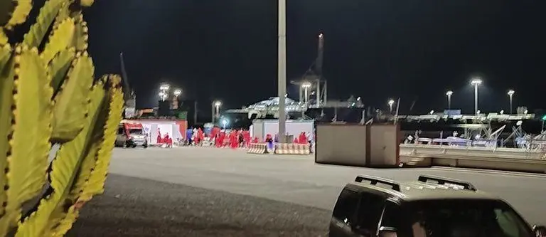 Imagen de archivo de la llegada de otro grupo de inmigrantes.