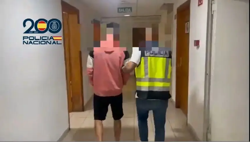 Detención de la Policía Nacional.