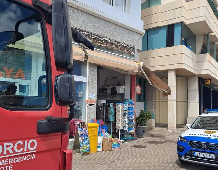 Imagen del lugar en el que se ha producido el incendio