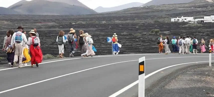 Romeros de Yaiza hacia Dolores