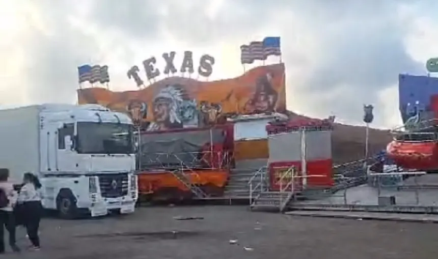 Imagen del video que grabó uno de los padres molestos. 
