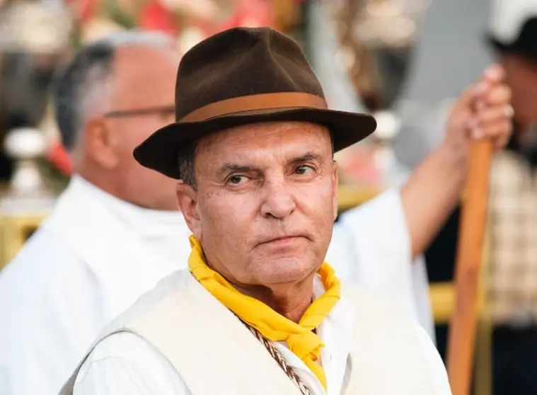 Jesús Machín en la Romería de Los Dolores.