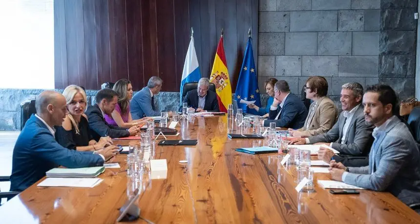 Imagen del encuentro del Consejo de Gobierno celebrado este lunes