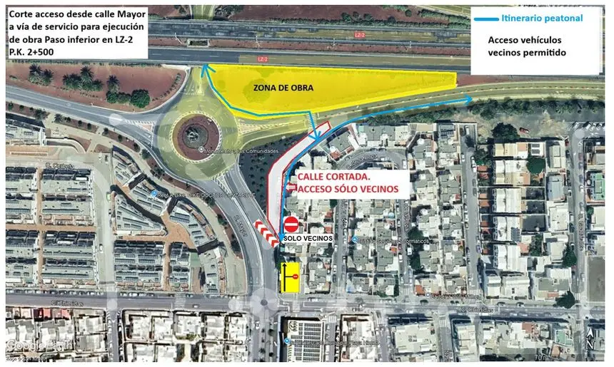 Imagen de los nuevos itinerarios.