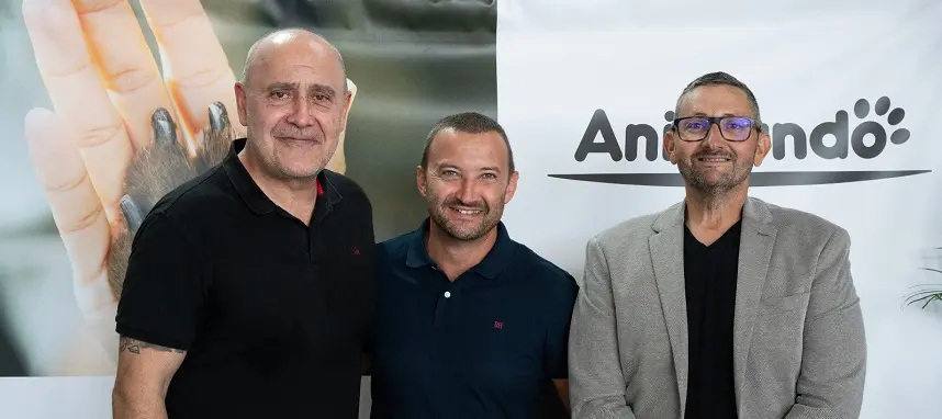Marcos Lemes junto a Carlos Rodríguez y Ruiman Duarte.