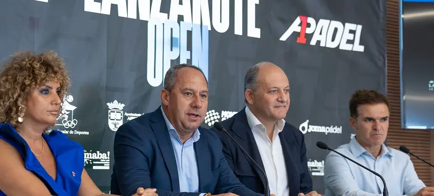 Rueda de prensa de presentación del LANZAROTE A1PADEL4.