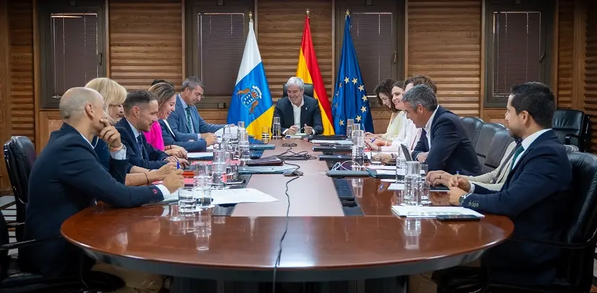 Imagen del encuentro del Consejo de Gobierno de este lunes.