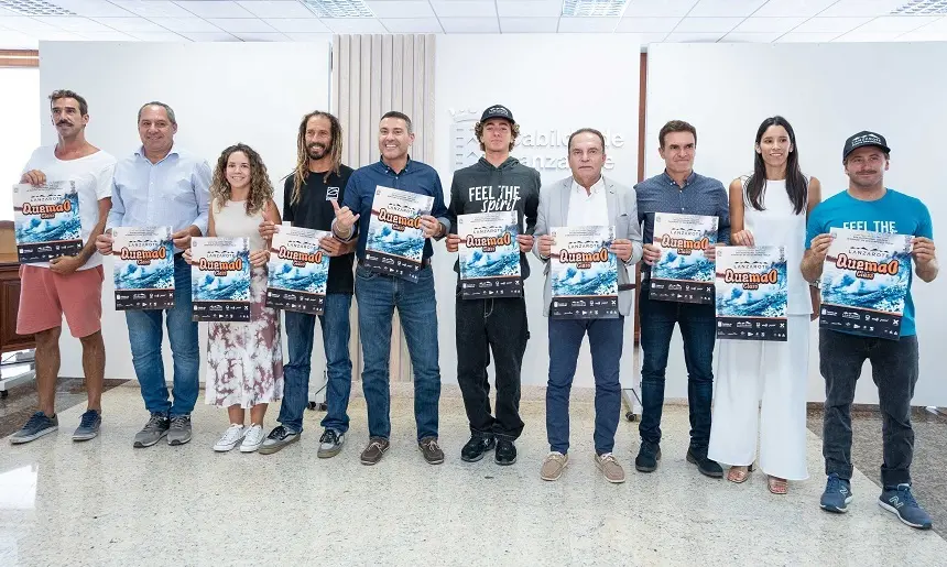 Imagen de la presentación de la prueba este lunes con el presidente del Cabildo avalando la puesta de largo de la misma.