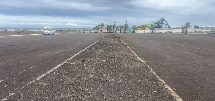 Solar de Costa Teguise donde se podrían hacer las pruebas.