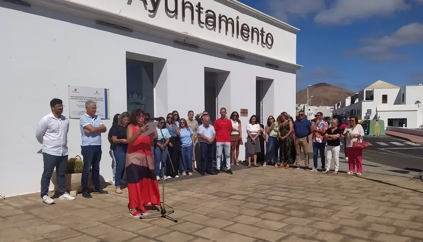 Foto del evento por el día de la Salud mental.