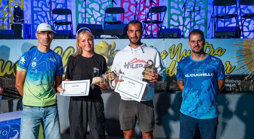 Imagen de los ganadores de la prueba principal