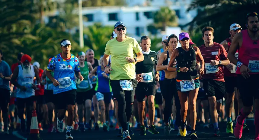 Imagen de archivo de la Lanzarote Font Bella Marathon.