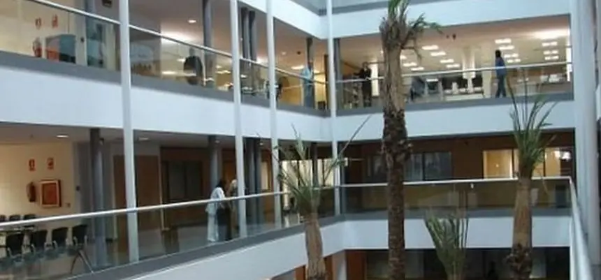Imagen del interior del juzgado de Arrecife.