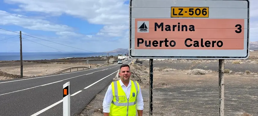 El vicepresidente en la carretera de Puerto Calero