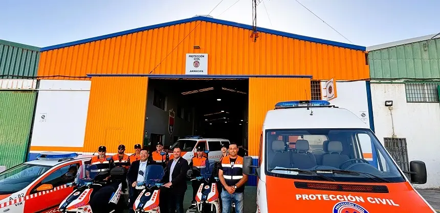 Nave sede de Protección Civil que abrirá para la recogida de donaciones de productos para los damnificados por las inundaciones por la Dana