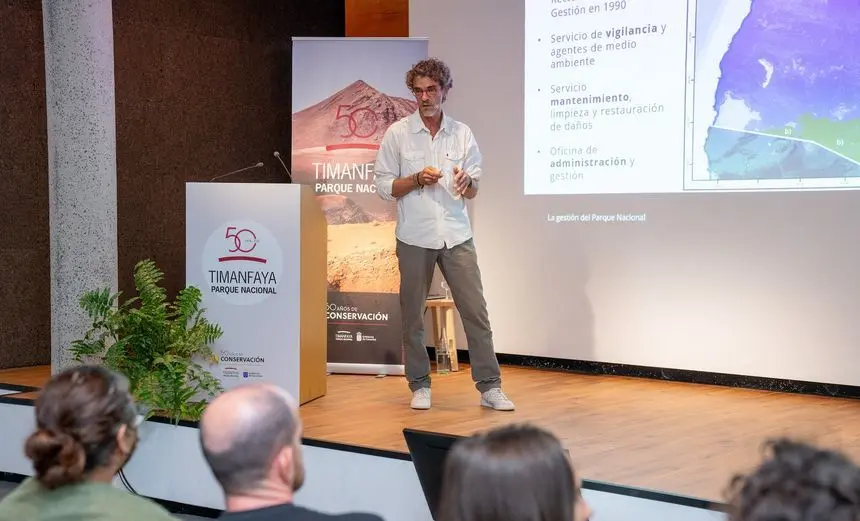 Charla de Pascual Gil sobre la gestión del parque nacional
