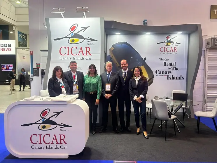 Representantes de la delegación de Lanzarote en la World Travel Market.