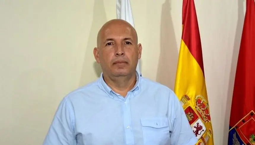 Carlos Alférez cuando tomó posesión como concejal en Arrecife