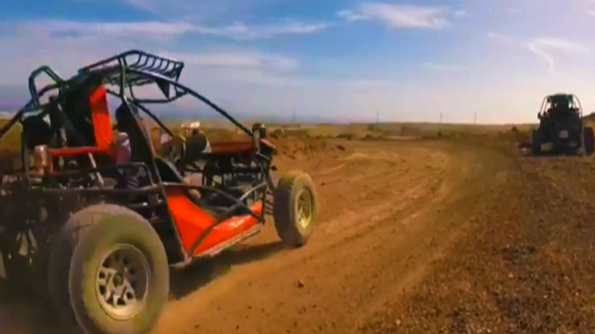 Buggy que se suele emplear para las excursiones en los espacios naturales.