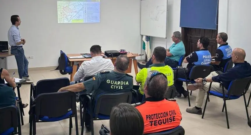 Imagen del encuentro de la Junta de Seguridad que planifica el Saborea.