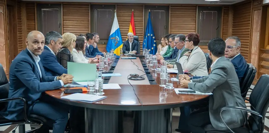 Imagen del encuentro del Consejo de Gobierno de este lunes.